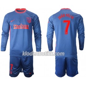 Atlético Madrid Joao Felix 7 Barn Bortedraktsett 2020-2021 Langermet (+ Korte bukser)